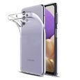 VCOMP® Pour Samsung Galaxy M32 5G 6.5": Coque Silicone gel UltraSlim et Ajustement parfait - TRANSPARENT-0