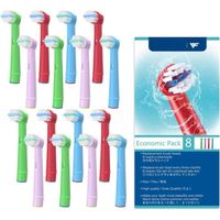 YanBan Tête de rechange brosse à dents électrique pour Oral B,Compatible Cross&action Floss&action Vitality 3D, 16 pièces