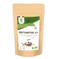Erythritol - Bioptimal - Erythritol Bio - Zéro Sucre Zero Calorie - Poudre d'Erythritol - Sucre Alternatif - Certifié Ecocert -