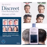 Restoria Discreet 250ml | Crème Colorante Restaure La Couleur Naturelle Des Cheveux Gris | Convient Pour Homme Et Femmes