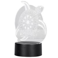 HURRISE Lumière 3D Veilleuse 3D LED Tortue de Mer Alimentée par USB pour Chambre à Coucher comme Cadeau linge decorative