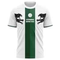 T-shirt Français par obligation Stéphanois par le coeur - Supporters Saint Etienne
