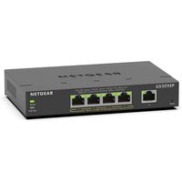 NETGEAR GS305EP Switch Ethernet PoE 5 Ports RJ45 Gigabit 10/100/1000