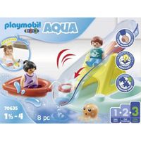 Playmobil - 70635 - Ilot Toboggan Aquatique - Jeux de construction pour enfant
