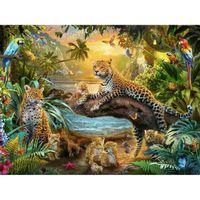 Puzzle 1500 pièces - Ravensburger - Léopards dans la jungle - Multicolore - Pour enfants de 14 ans et plus