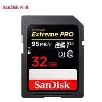 Carte Mémoire SDXC 32 Go Sandisk Extreme Pro jusqu'à 95 Mo-s, Classe 10, U3 V30 UHS-I 4K pour Caméra SDXXG
