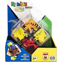 Perplexus - Rubik's 2x2 - Jeu d'action et de réflexe RUBIKS - SPIN MASTER - 100 obstacles - Bleu - Enfant