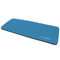 Tapis de yoga pour genoux - VIVEZEN - 60 x 25 x 1,5 cm - Bleu - Mousse NBR