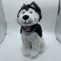 11.8 "peluche chien peluche chiot jouets cadeaux sibérien Husky peluche chien Animal Simulation N°1