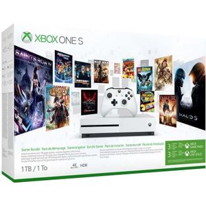 CONSOLE XBOX ONE Xbox One S 1 To 3M Game Pass + 3M Live