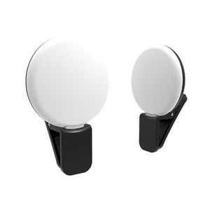 LAMPE ESCLAVE - FLASH Noir-HKNZ-Mini Anneau Lumineux LED pour Selfie, Re