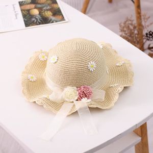 CHAPEAU - BOB chapeau beige-Chapeau de paille et sac à main pour enfants, ensemble de 2 pièces, nouvelle casquette à visièr