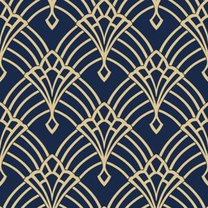 Papier Peint Bleu Et Or Achat Vente Pas Cher