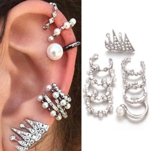 TOUT SIMPLEMENT géométrique Big Petit Triangle Dangle Ear Stud Clip Boucles D/'oreilles Femmes Bijoux