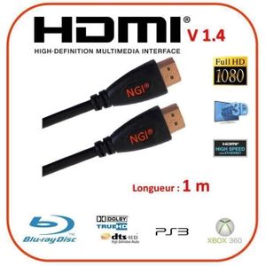 Cordon HDMI pour Lecteur Blu-Ray/Xbox/Xbox 360/ PS3/ PS4/ TV 4K Ultra HD/Ecran Snowkids Câble HDMI 2.0 High Speed par Ethernet en Nylon Tressé Supporte 3D/ Retour Audio Câble HDMI 4K 1.8m Gris 