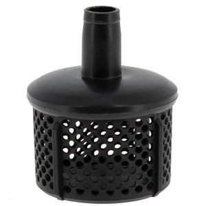 Petite Passoire Filtre à Eau - Crépine De Pompe, Tuyau D’arrosage, Acier Inoxydable Et Nylon, Couleur Noire