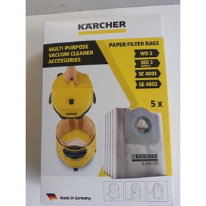 SAC ASPIRATEUR SAC EN PAPIER POUR ASPIRATEUR KARCHER 69591300