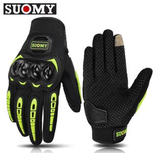 GANTS - SOUS-GANTS gants de Moto pour hommes et femmes,en maille,respirant,pour écran tactile,pour Motocross,cyclisme,pour - Green[F5325]
