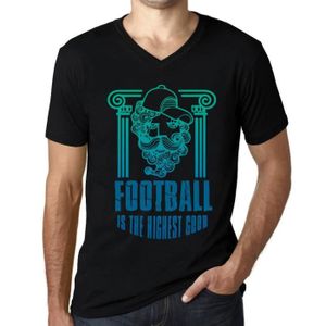 T-SHIRT MAILLOT DE SPORT Tee-Shirt Homme Col V ULTRABASIC - Football Is The