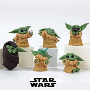 FIGURINE - PERSONNAGE Figurine Bébé Yoda Star Wars Mandalorien Lot de X3