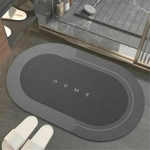 TAPIS DE BAIN  TOKLYUIE Super Absorbent Floor Mat- Memory Foam Bath Mat Set, Microfiber Carpet Mats for Bathroom Non-Slip, Quick-ying Resist Di6