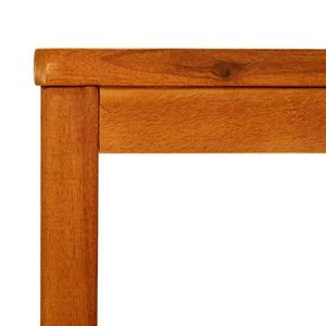 TABLE BASSE SWT(316403)Table basse 60x60x45 cm Bois d'acacia solide