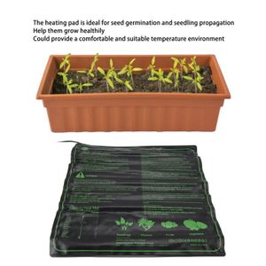 Errum Tapis chauffant pour semis avec contrôleur de thermostat, tapis  chauffant imperméable pour semis pour propagation, plateau de germination,  terrarium hydro… en 2023