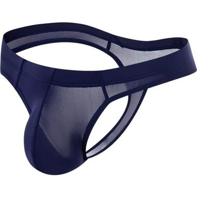 String Tanga Pour Homme sexy en soie glacee ultra mince souple translucide sous en T Navy Navy Cdiscount Pret a Porter