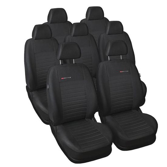 Housses De Siège Mossa Sur Mesure Pour Dacia Duster I SUV (2013-2018) - Protection Sièges Avant Et Arrière - Compatible Airbags - 11