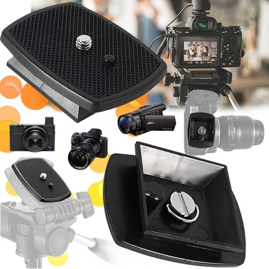K&F CONCEPT Tête de trépied panoramique à 360 degrés en