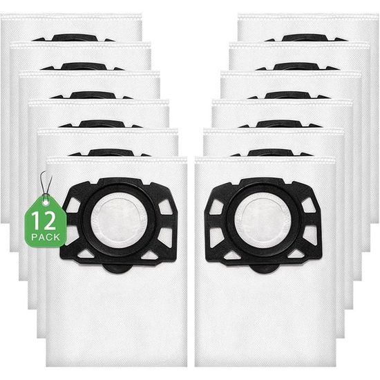Lot De 8 Sacs à Poussière De Rechange Pour Aspirateurs Kärcher WD 2 Et WD 3 - Marque Espero, Neuf