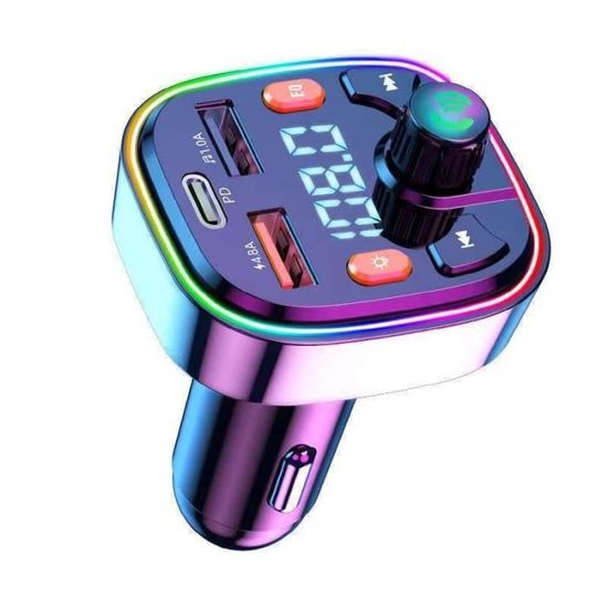 Chargeur Allume-cigare 4 Ports 84W PD/QC - Voltmètre LED - Étanche IP66 Pour Voiture, Camping-car