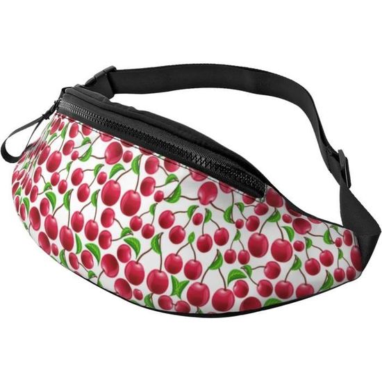 Sac Banane Rouge Cerises Pour Homme Et Femme Pour Voyage Yoga Gym Entrainement Sport Voyage Course A Pied Noir Tai u8748 Cdiscount Bagagerie Maroquinerie