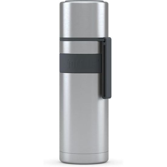 Gourde Isotherme Thermos 24 Oz (710 Ml) - Acier Inoxydable Double Paroi, Isolation Sous Vide, Noir