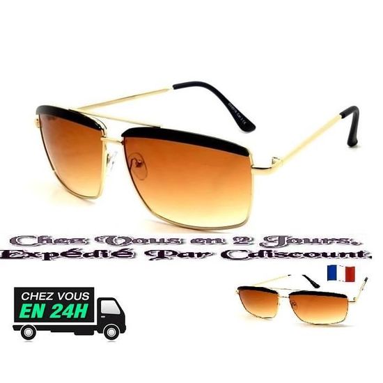 Lunette de 2025 soleil homme marron
