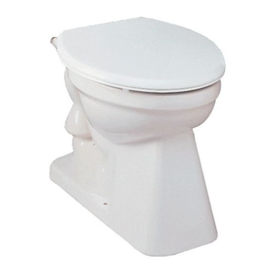 Cuvette WC sur pied seule sortie centrale action siphonique incorporée  ASPIRAMBO Blanc réf. P231001 - LA CENTRALE PRO