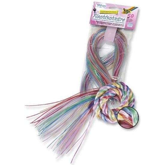 Lot De Scoubidous Pailletés - Multicolore, En Plastique, Occasion
