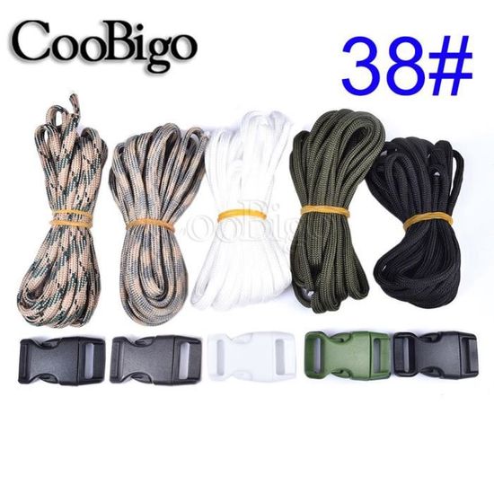 Kit de réalisation pour 2 bracelets Paracorde, Corde de parachute avec