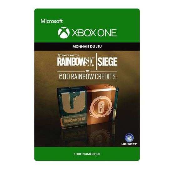 DLC Tom Clancy's Rainbow Six Siege : 600 Rainbow Crédits pour Xbox One