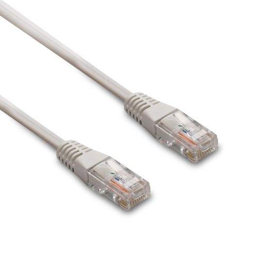 GlobalTone Câble ethernet réseau Cat5e RJ-45 24AWG CCA Blanc 1000pi