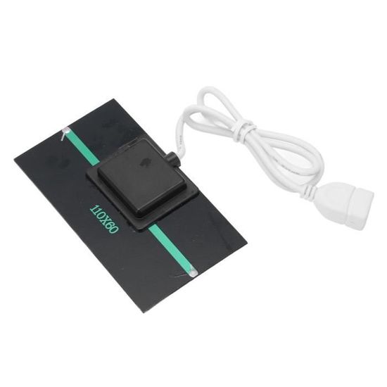 Panneau Solaire Portable 6V - Chargeur Téléphone - Neuf - Générique