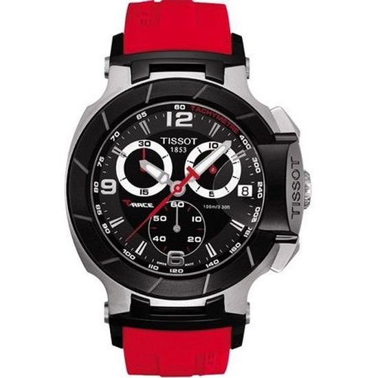 Montre Homme Tissot T Race Rouge T0484172705701 Rouge Achat