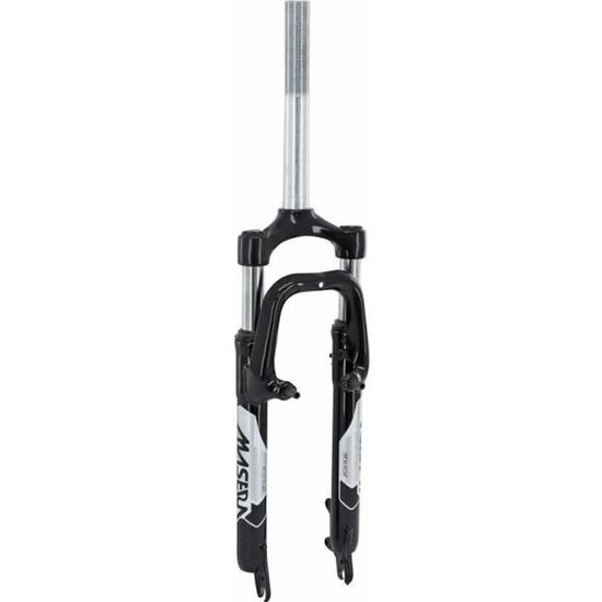 Fourche vtt 24'' m-w a suspension acier ressort/elastomere noir - Pièce Vélo