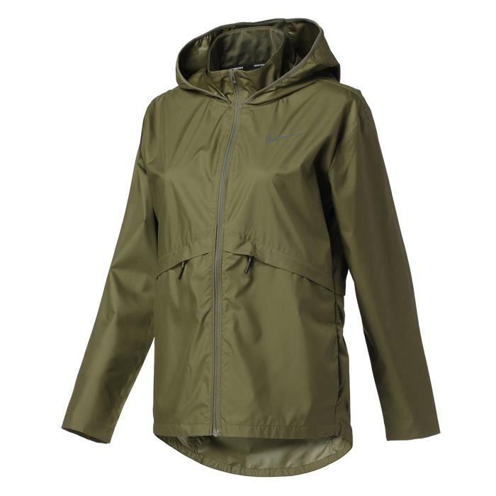 NIKE Veste Essential Femme Vert kaki Cdiscount Sport