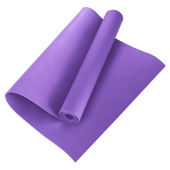 6MM Tapis de yoga de fitness EVA antidérapant coussin de fitness léger exercice d'entraînement Pilates 173 * 60 * 0.6 cm