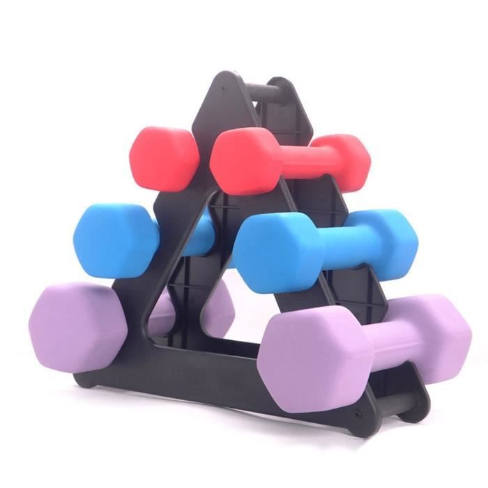 Haltère Rack Stand 3 niveaux haltères Hand Weights Sets détient 30 livres @dwudgfe370