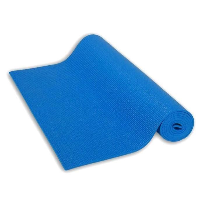 Lot de 6 - Tapis de yoga 173 x 61cm bleu