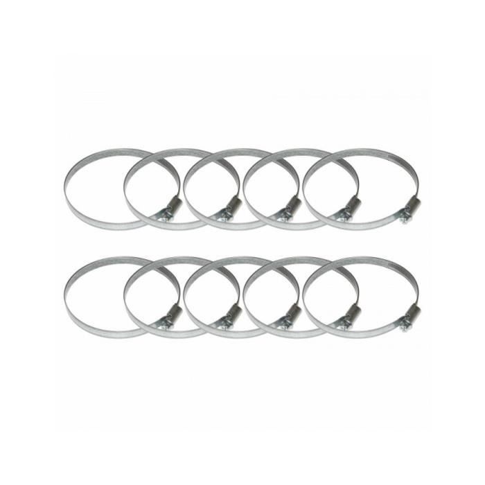 Collier de serrage metal a cremaillere 80x100 (sachet de 10)