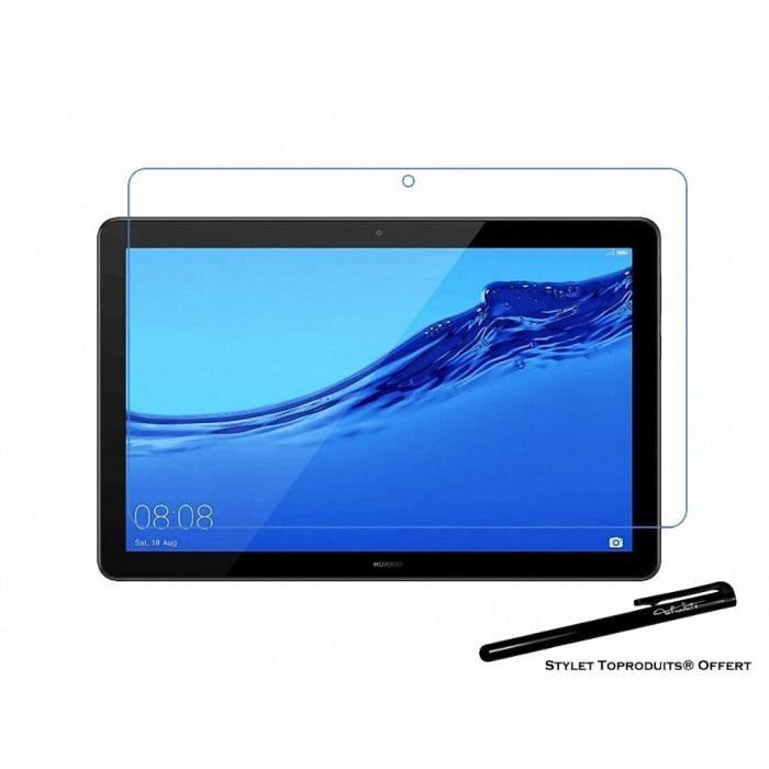 Film de protection 2.5D Verre trempé 0.33 mm Huawei MediaPad T5 10.1'' avec Stylet Toproduits®