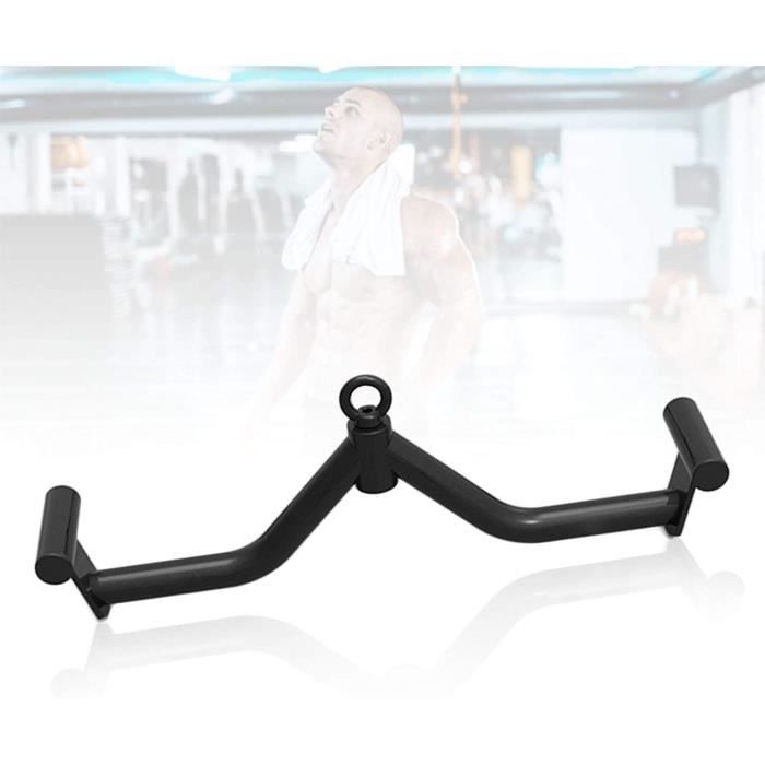 SCXLF V-Bar Pull Down Bar Attachment, Attache De Câble De Musculation Barre De Traction avec Ergonomie Accessoire De Tirage, P350
